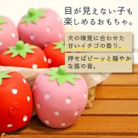 鈴入り香り付ラテックスTOY いちご