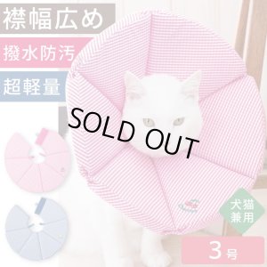 画像1: ロングブリリアント エリザベスカラー ギンガム　3号