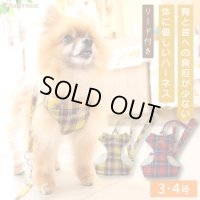スーパーハーネス＆リード ボーダーニット 3〜4号