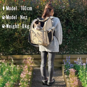 画像15: 【犬・猫兼用】3WAYタッチインリュック パノラマビューランドキャリー　