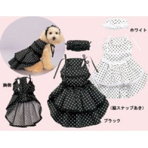 画像1: 【お買い得】モノトーンリボンドレス  1〜4号