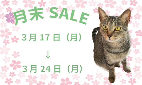 月末SALE