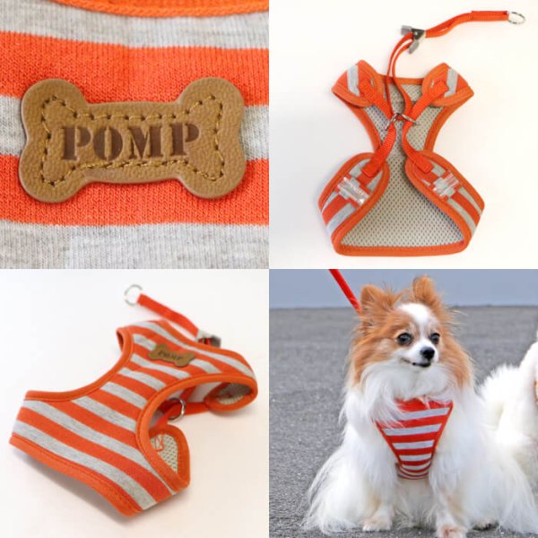 画像10: スーパーハーネス＆リード ボーダーニット 3〜4号【防虫パックプレゼント】 (10)