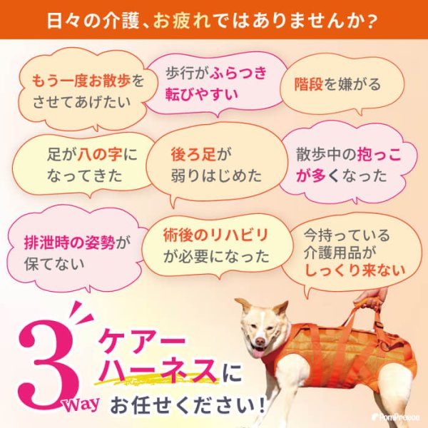 画像3: 中大型犬用 メッシュ3WAYケアハーネスプレミアム 8号 (3)