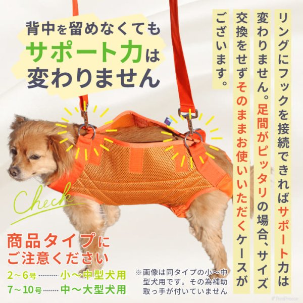 画像3: 中大型犬用 メッシュ3WAYケアハーネスプレミアム 6号 (3)