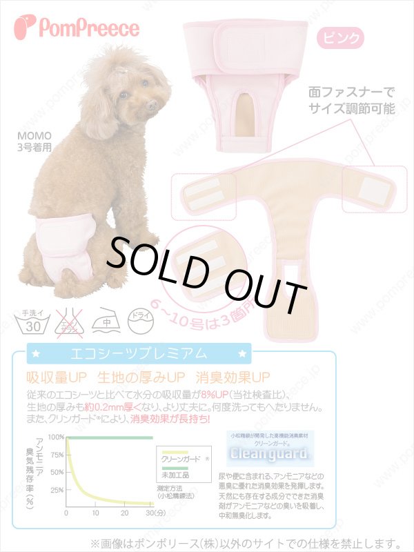 画像2: 【記念価格】 ベルト型サニタリーパンツ&洗えるオムツ ［4号］ (2)