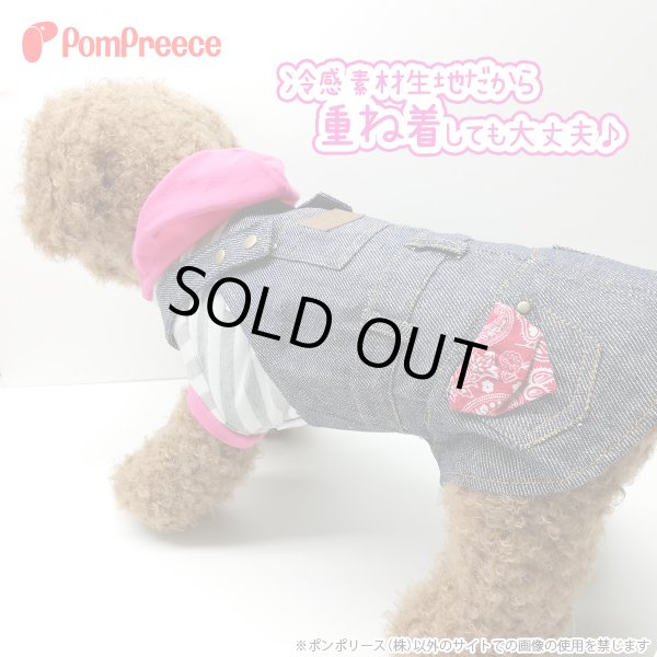 画像5: クール加工付ボーダーパーカー【4号】 (5)